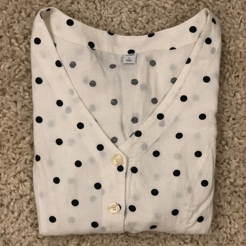 COPY - Old Navy Polka dot blouse